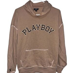 Playboy Tan Women’s Pull over Sweater Size Small